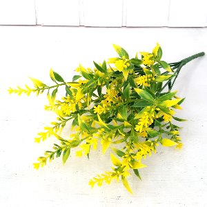 라벤다새순 노랑 조화 꽃